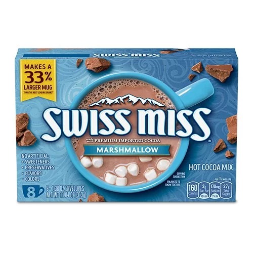 Swiss Miss 綿花糖朱古力粉 特別版- 8包裝